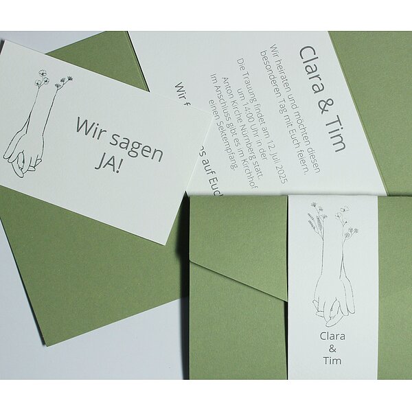 Bild 2 - Hochzeitskarte Zusammenhalt