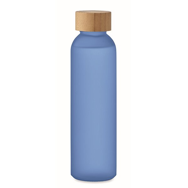 Bild 2 - Glasflasche transparent blau 500ml