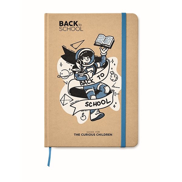 Bild 3 - Merkbuch blau mit Hard Cover aus recyceltem Karton