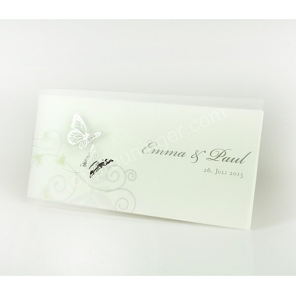 Bild 1 - Hochzeitskarten mit H�llen 81