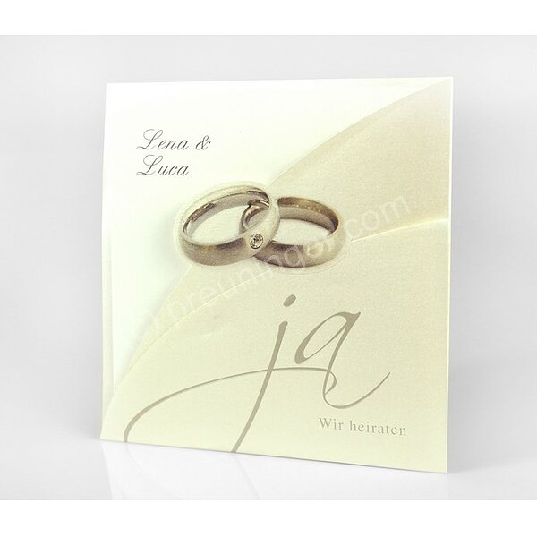 Bild 1 - Hochzeitskarten mit H�llen 42