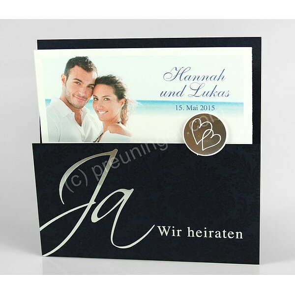 Bild 1 - Hochzeitskarten mit H�llen 42