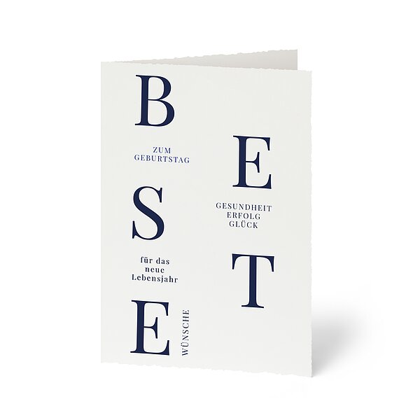 Bild 1 - Gl�ckwunschkarte Buchstabenparade