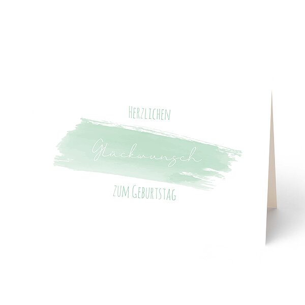 Bild 1 - Gl�ckwunschkarte Pastellstreifen