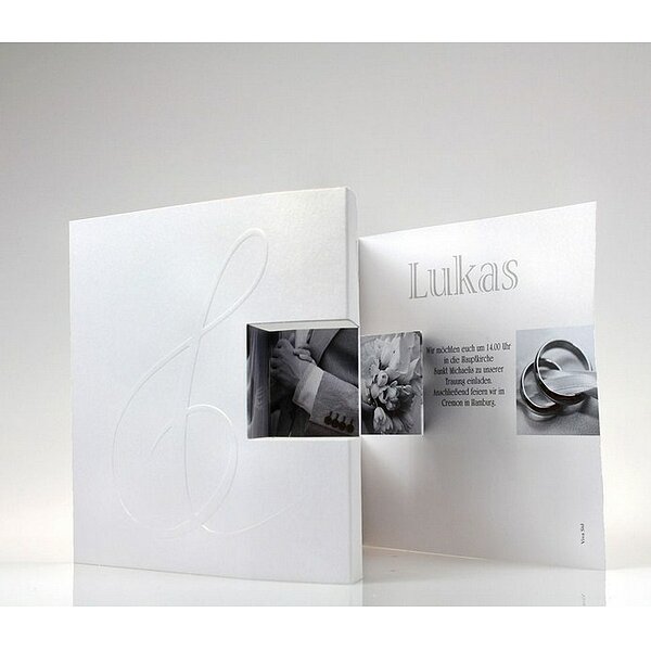 Bild 1 - Hochzeitsanzeigen mit H�lle 9