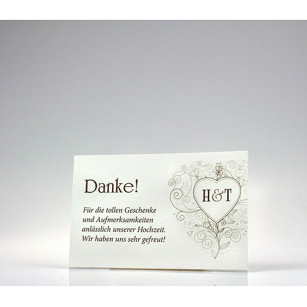 Bild 1 - Dankkarten mit H�lle 25