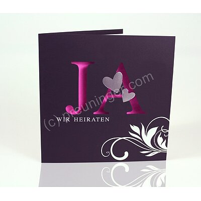 Hochzeitskarten mit Hllen 52