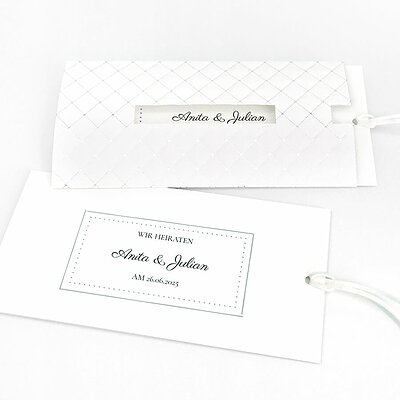 Hochzeitskarte Classic Beauty