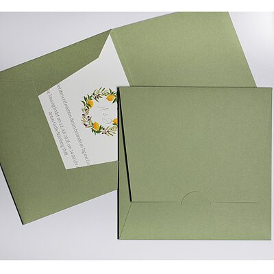 Hochzeitskarte Zitronentraum