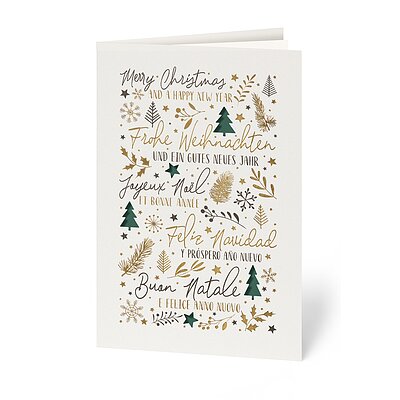 Weihnachtskarten inklusive Kuvert