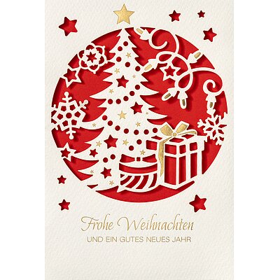Weihnachtskarten inklusive Kuvert