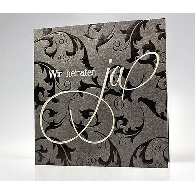 Hochzeitsanzeigen mit Hlle 42