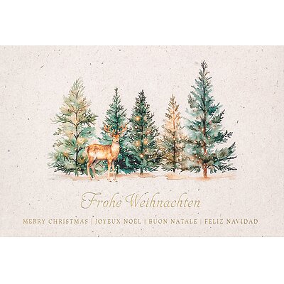 Weihnachtskarten inklusive Kuvert