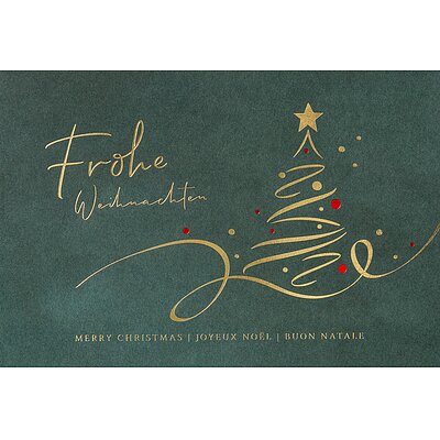Weihnachtskarten inklusive Kuvert